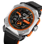 SKMEI 2272 Waterproof Stopwatch Multifunctional Sport Watch LED Light Digital Watch For Men